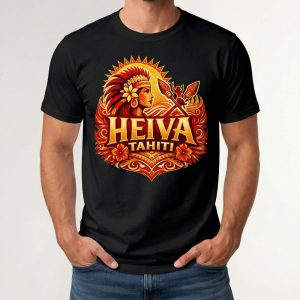 t-shirt Heiva Tahiti noir